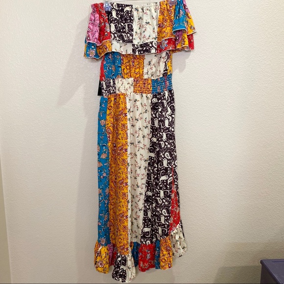 Mlle Gabrielle Maxi Paisley Dress Size Small - Picture 3 of 8